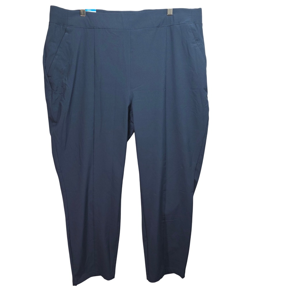Columbia PFG Tidal II Ankle Pants Womens XL UPF Straight Leg Coastal Blue‎ New